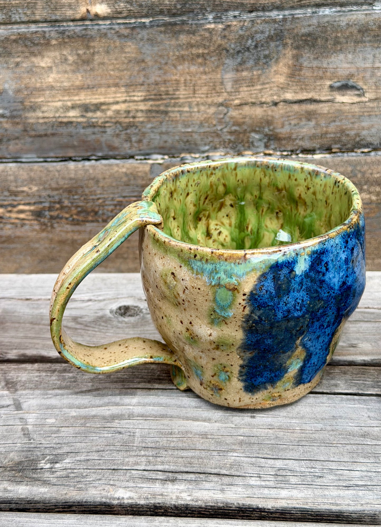 Floral Watercolor Stoneware Mug
