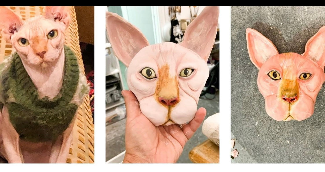Make Your Own Pet Wall Pocket Pottery Class — Sculpt + Glaze | Private 2-Part Ceramic Workshop (Beginner Friendly)