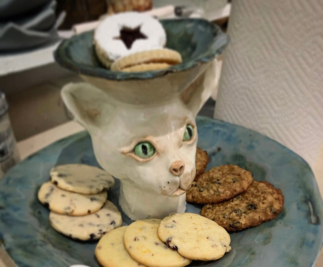 Custom Porcelain Pet Chip and Dip Bowl