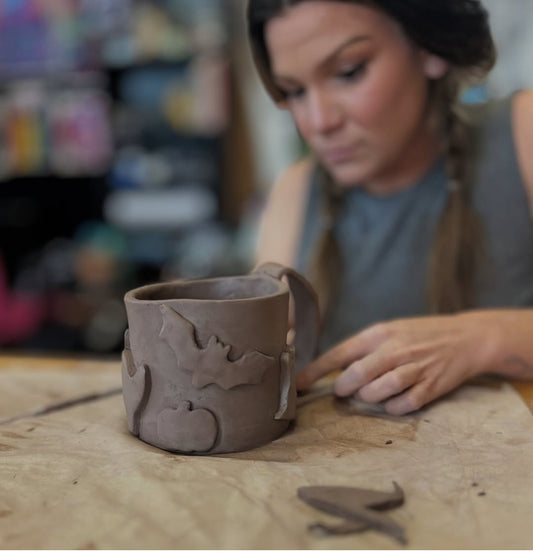 Spooky Mug Workshop October 11  11am-1pm