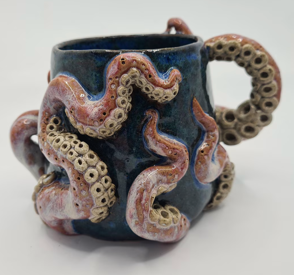 Workshop: The "Ocean Treasures" & Sea Life Mug August 8 11am-1:30pm